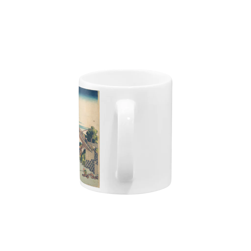 日本の名画の富獄三十六景・ 深川万年橋下 Mug :handle
