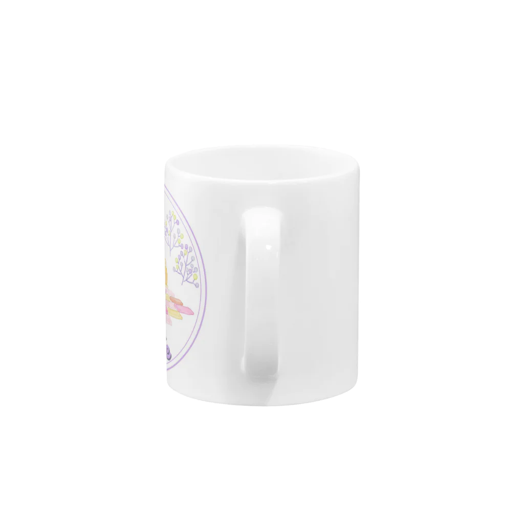 まゆみん（いしだたみbーcafe)のいしだたみB-cafe Mug :handle