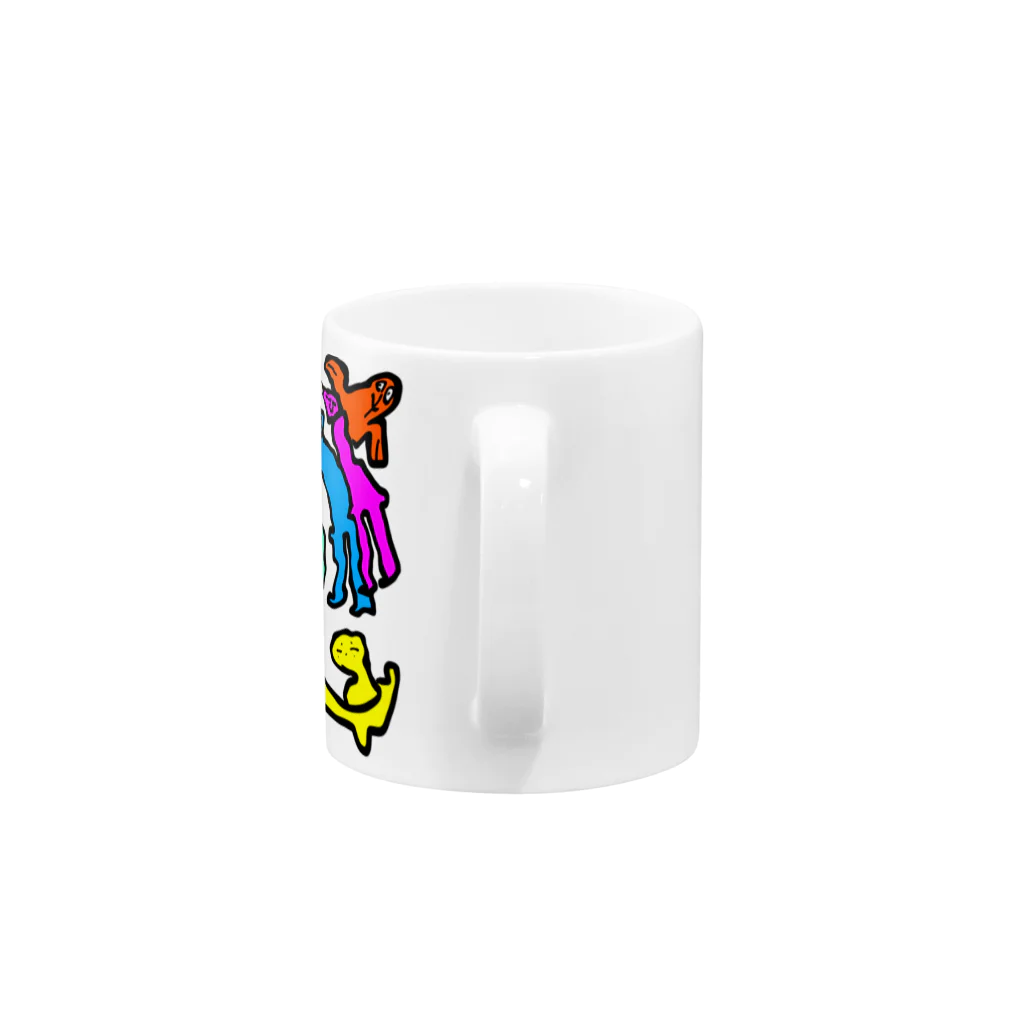 ユウユウオブジサンのハスダクリーチャー002 Mug :handle