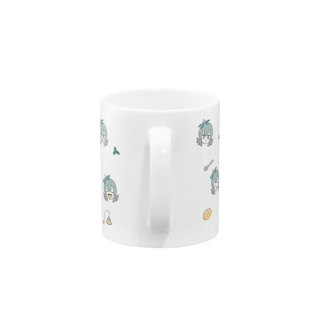 うゆゆユギ🫖🌏Vtuberのにこにこユギユギ マグカップ Mug :handle