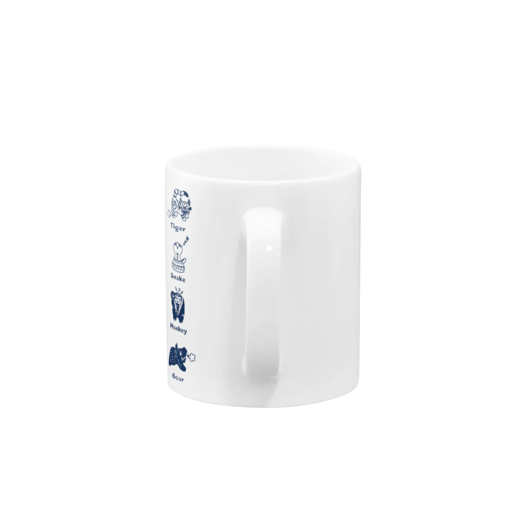 SU-KUのThe Zodiac of Fukushima Mug :handle