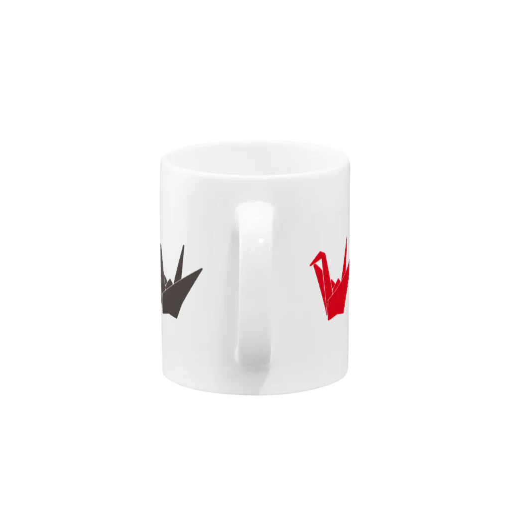 ░▒▓ＳＭＩＲＫＷＯＲＭ▓▒░のPAPERCRANE Mug :handle