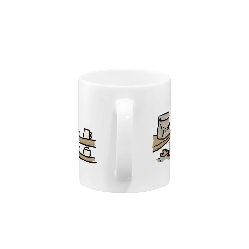 chizuruのお買物ダックス Mug :handle