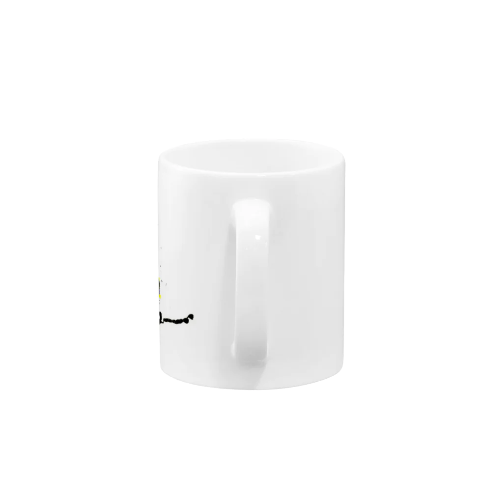 生クリームの生ちゃんの生活雑貨のブロロダコ Mug :handle