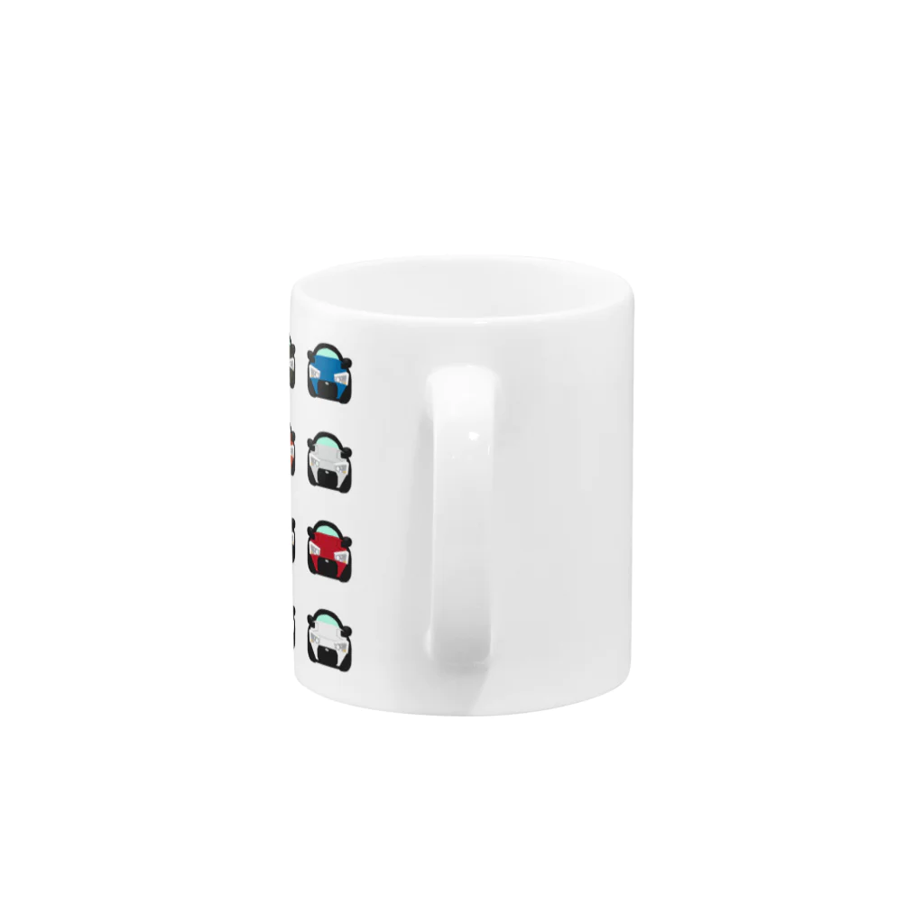 ふじのゴツめカー Mug :handle