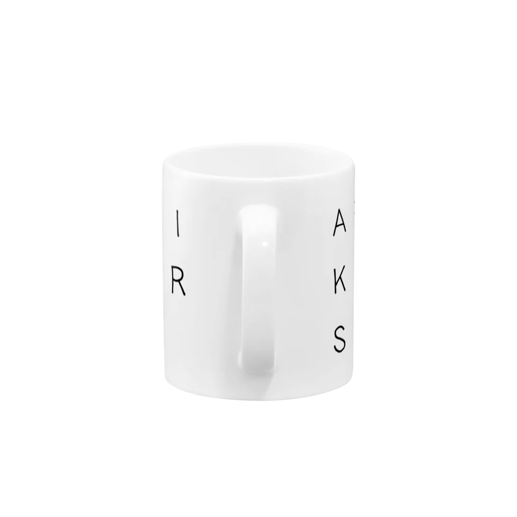 ワークンのローマ字（大文字） Mug :handle