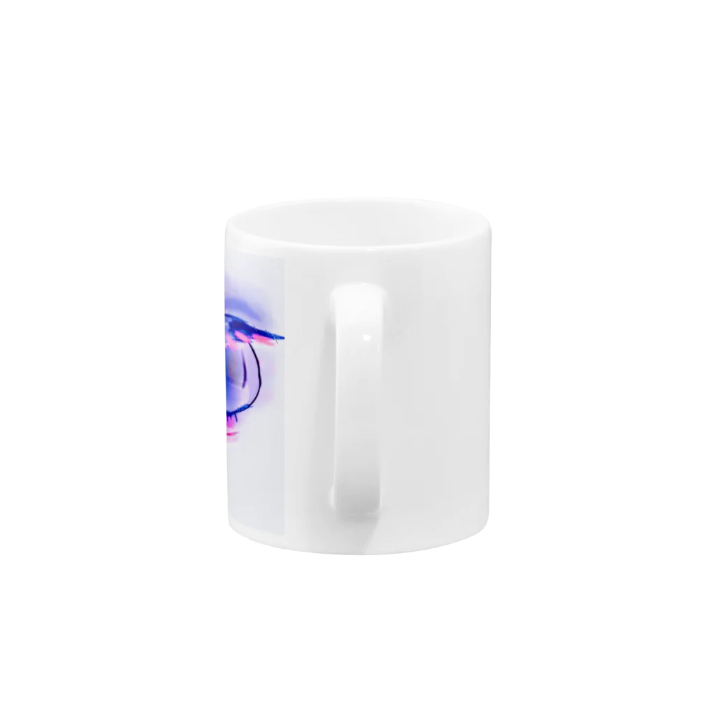 小6自閉スペクトラム症の女の子のお部屋の目 Mug :handle