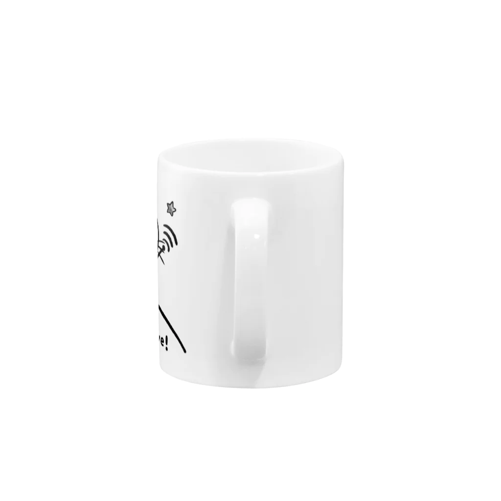 にゃんぴーの味のりにゃんぴー Mug :handle