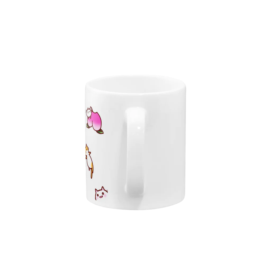 闇ひなの猫 Mug :handle