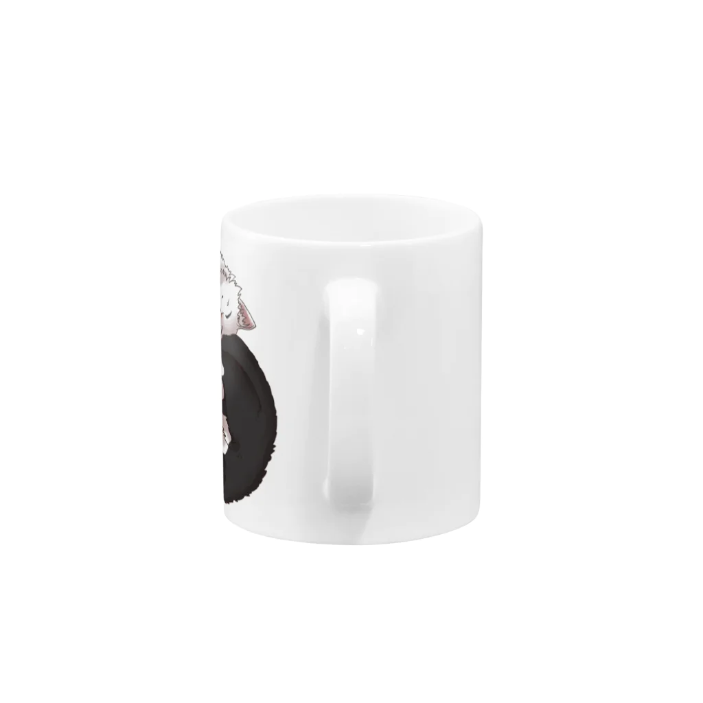 manaのにゃんよう Mug :handle