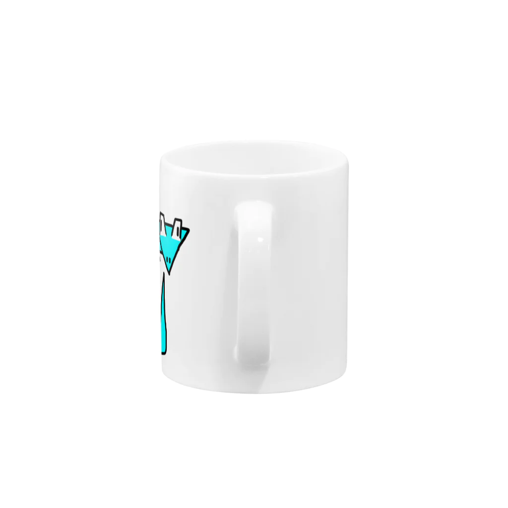 パラサザキ帝王のクソトカゲ壁画 Mug :handle