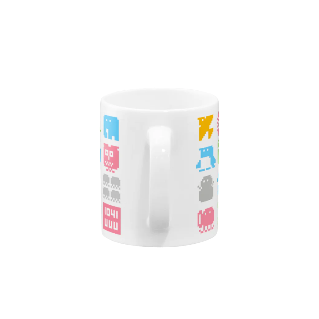 1041uuuのどうぶつ Mug :handle