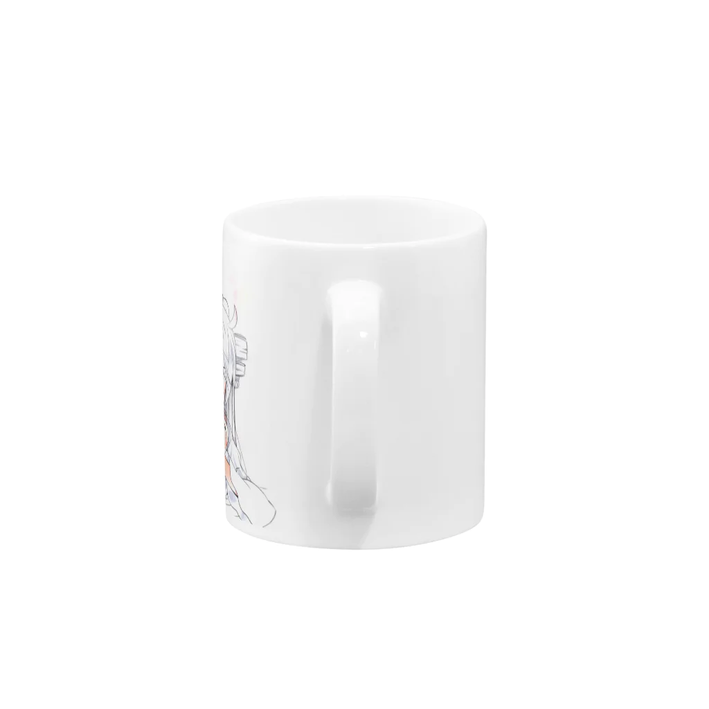 umasikayaのめのいろのチガウおんなのこカップ Mug :handle