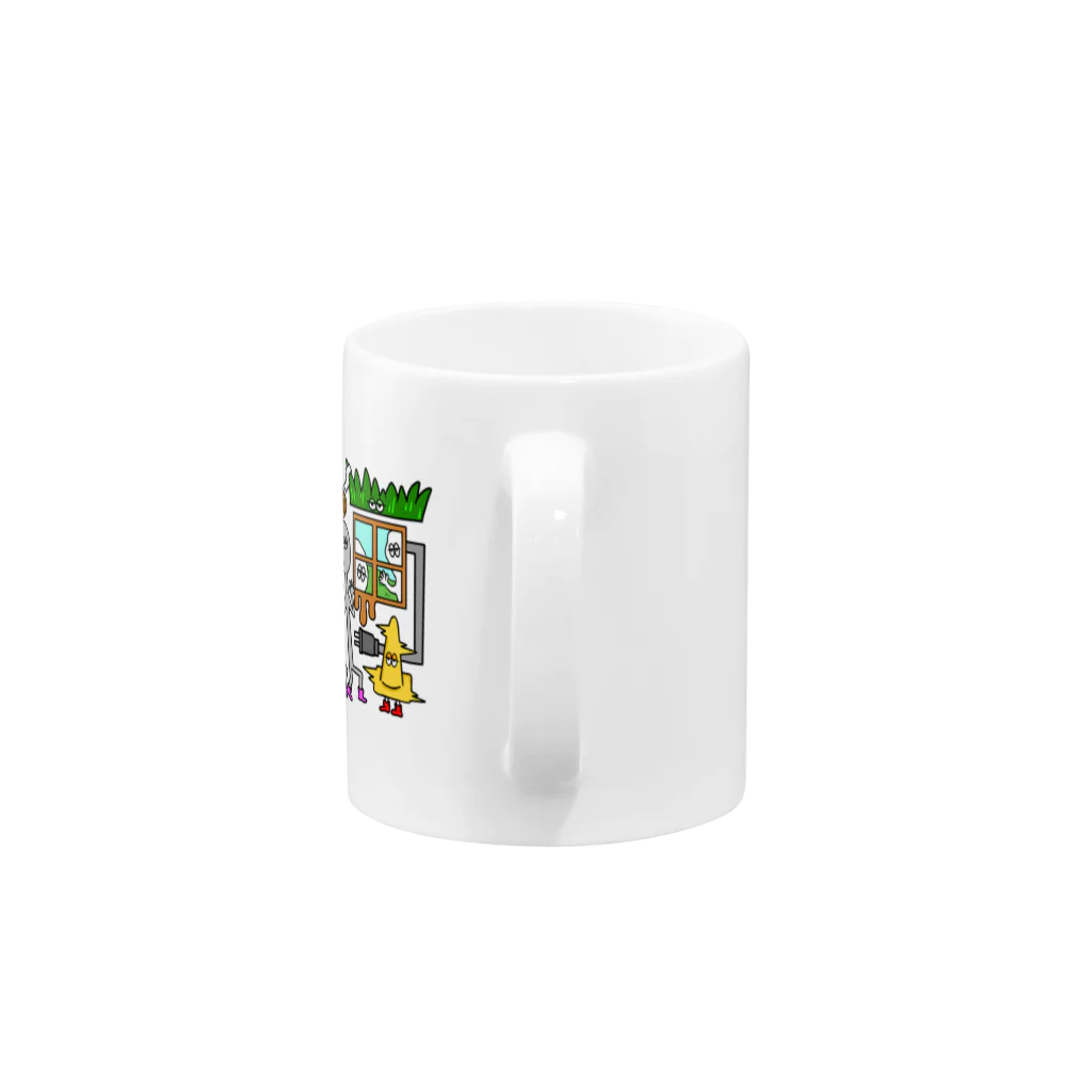 ぷらねっとのぼくらはみんな生きているんだ Mug :handle