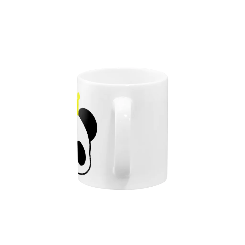 🐼☁️のぱんだのおおさま Mug :handle