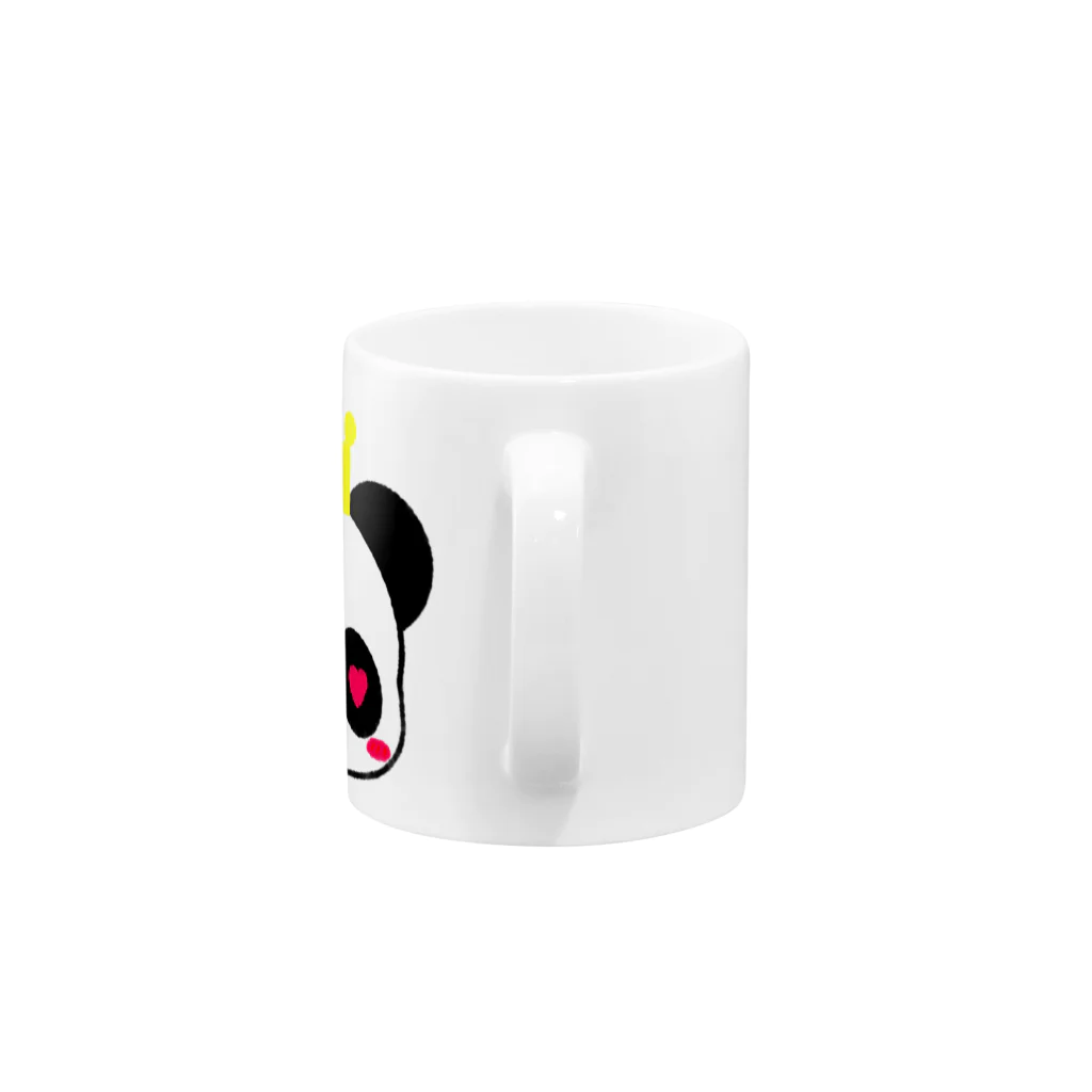 🐼☁️のぱんだのおおさま2「恋」 Mug :handle