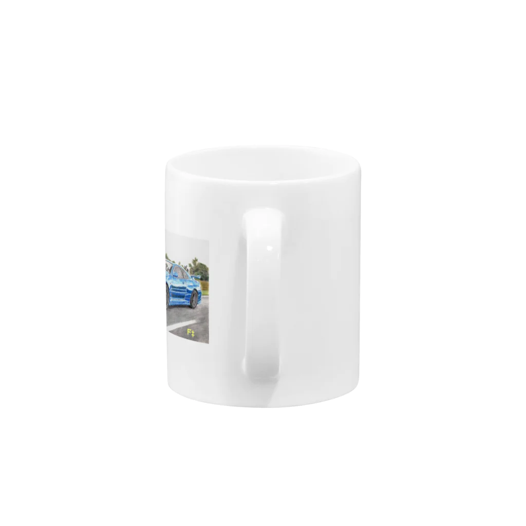 F‡ck the PoliceのF‡cking GTR-34 Mug :handle