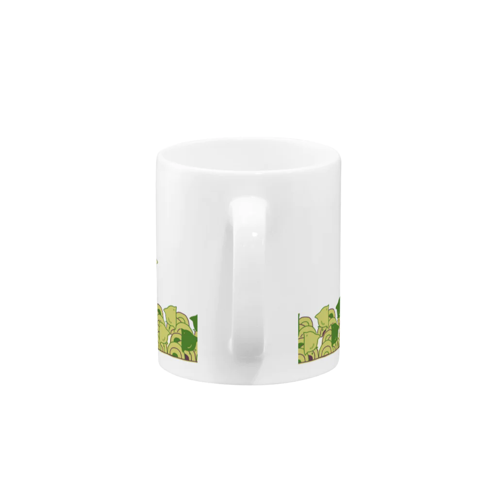 花屋の波千鳥マグ Mug :handle