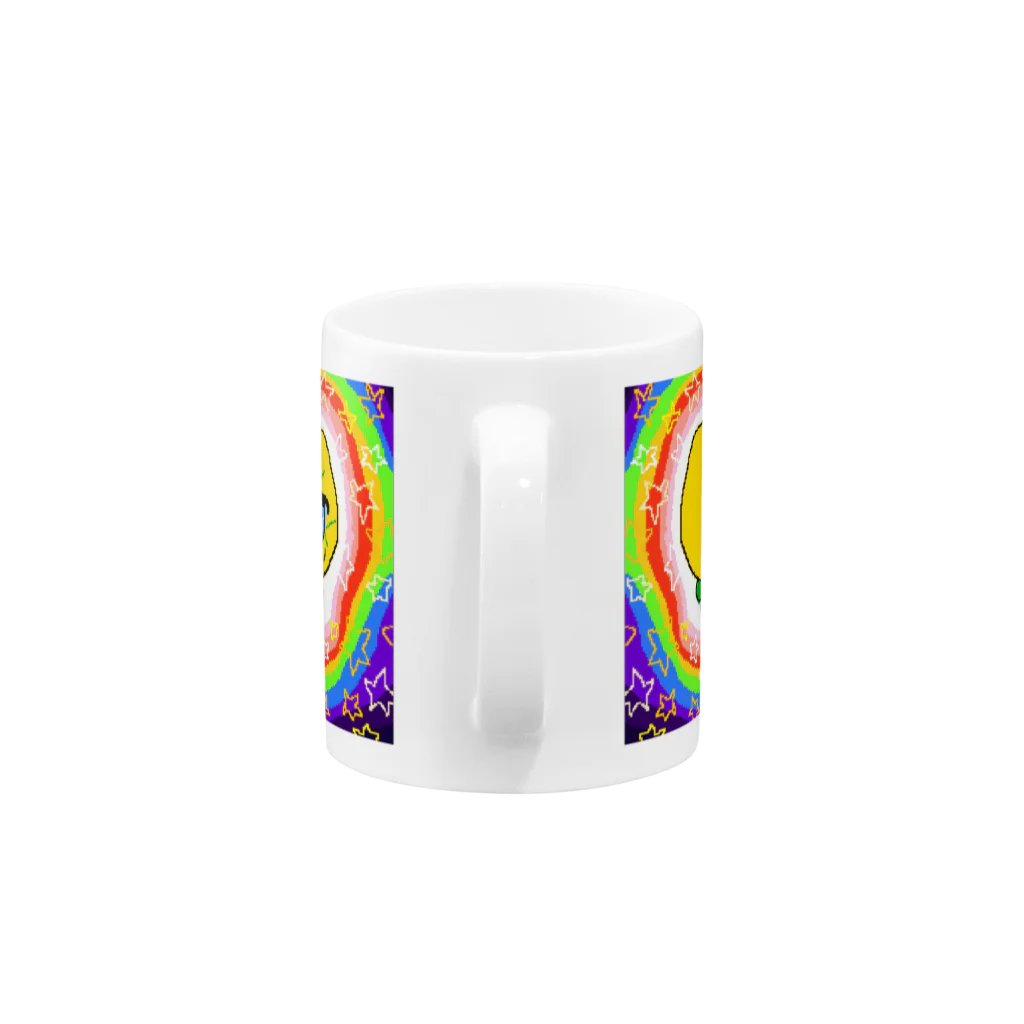 MININIのめろんぱん惑星 Mug :handle