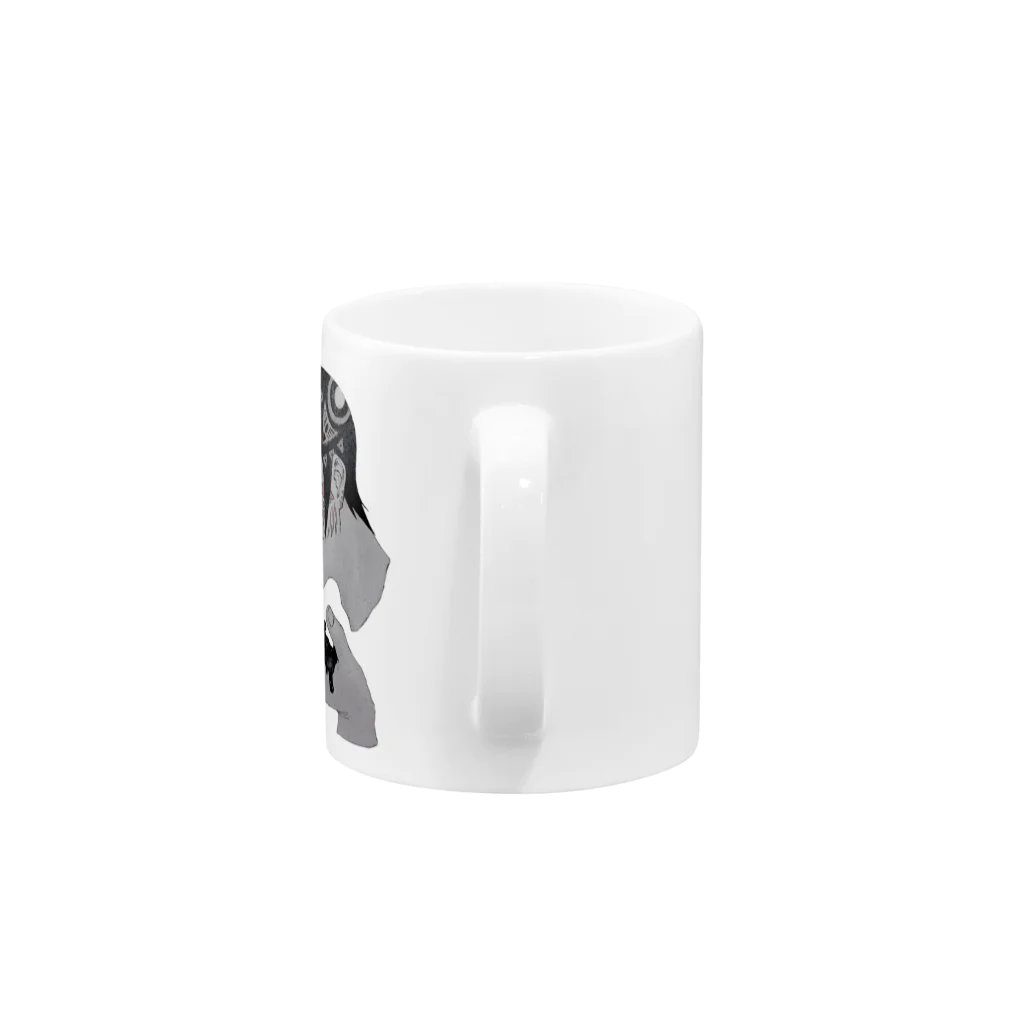 緋沙墨の食 Mug :handle