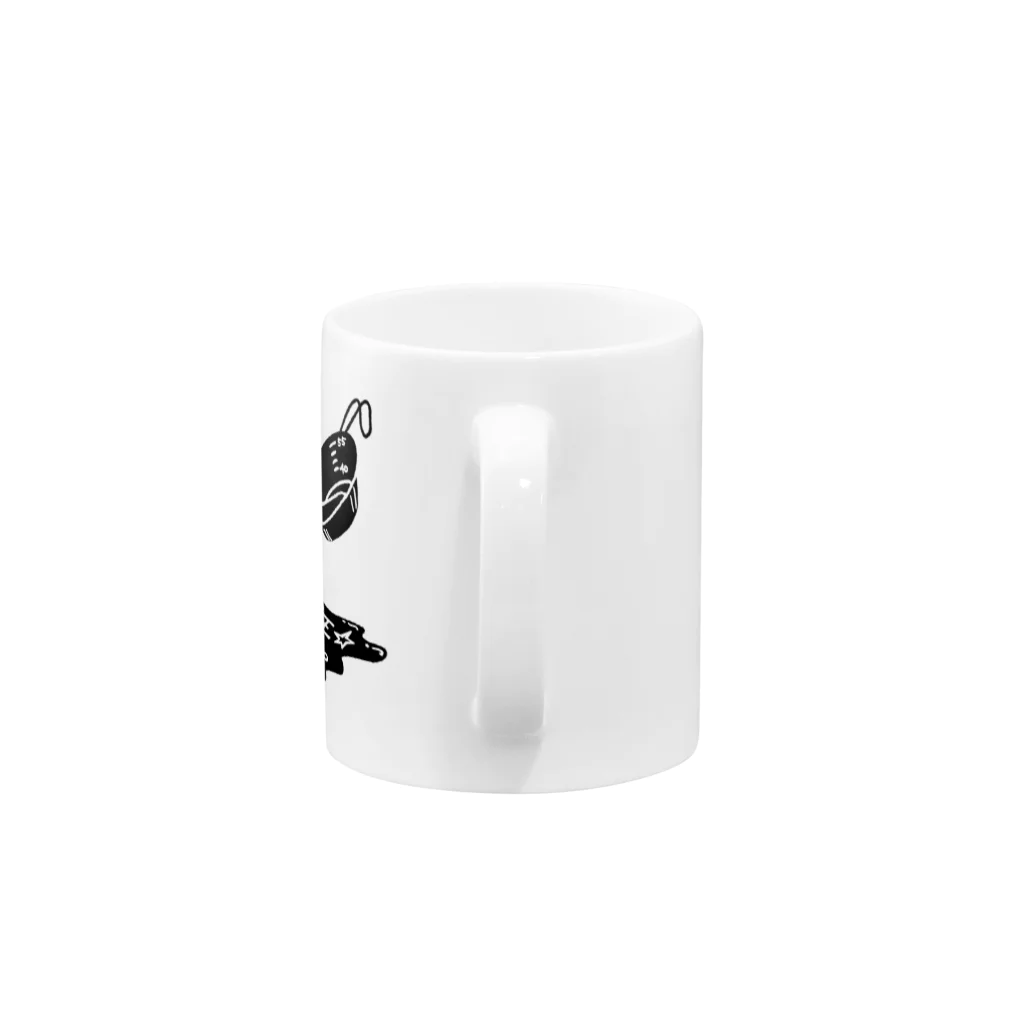 中村こてつオリジナルグッズの中年☆キャンプ Mug :handle