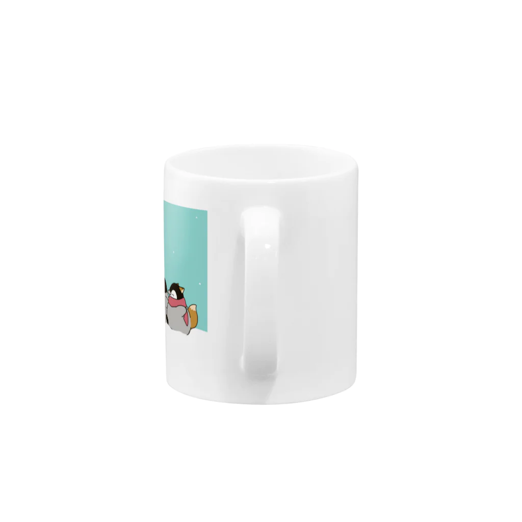 ちょこぺんの一緒に遊ぼう Mug :handle