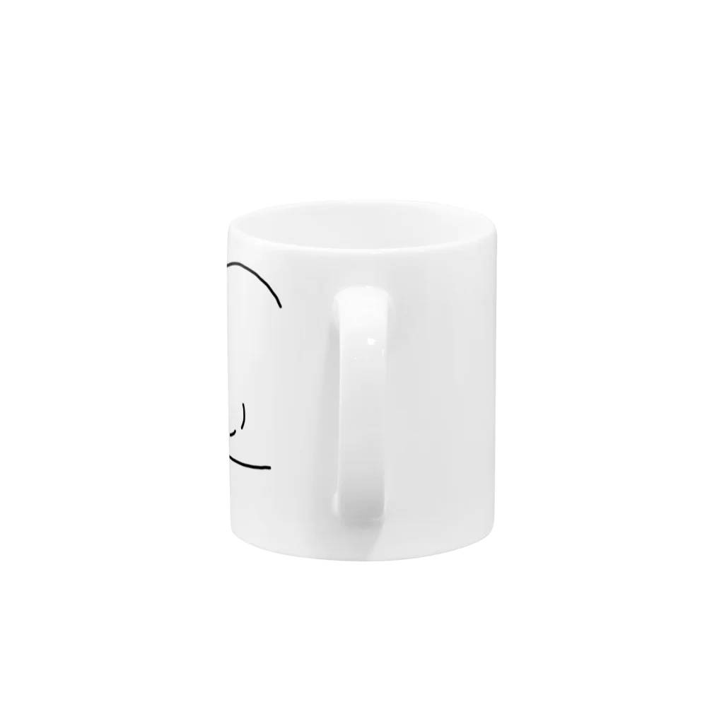 ねこ・ねこの寝コ Mug :handle