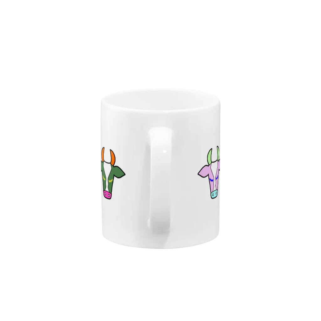 ネナロコのウシウシファイブ Mug :handle