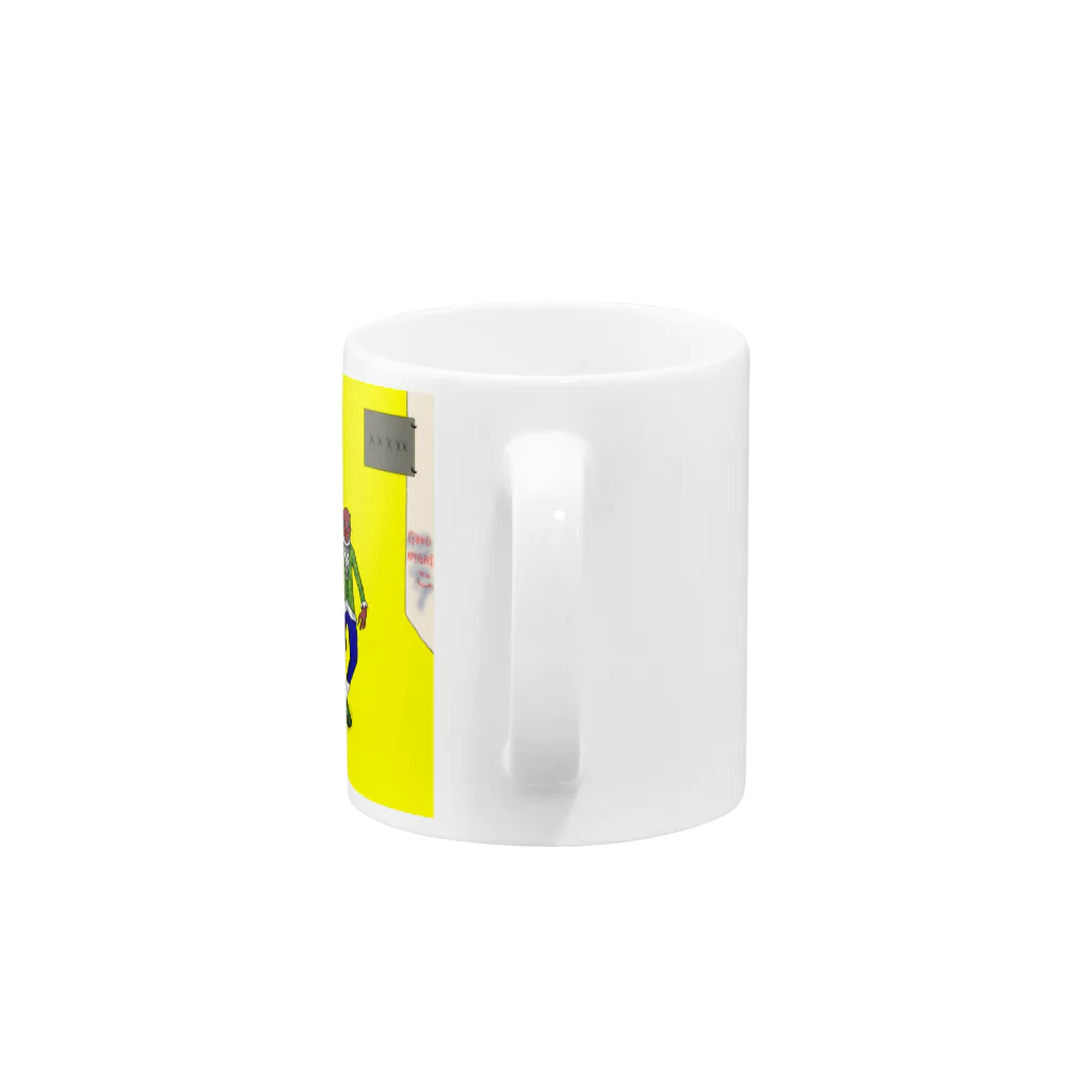 謝恩のパリでの買い物 Mug :handle