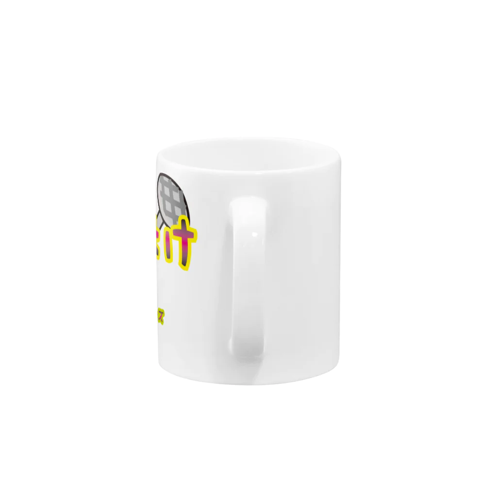 Drecome_Designの【言い間違えシリーズ】釘ったけ Mug :handle