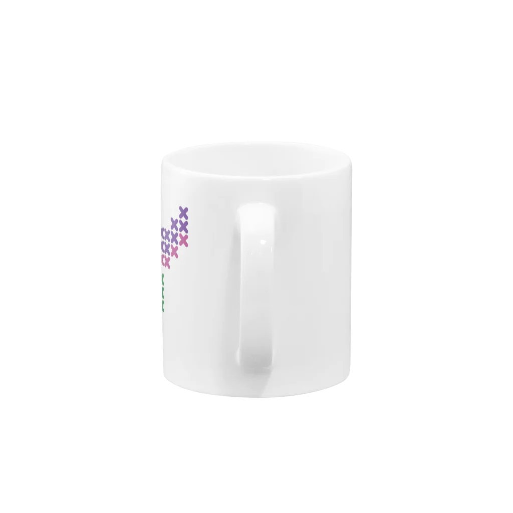 shisoppaのハミングバード-大  Cross-stitch Mug :handle