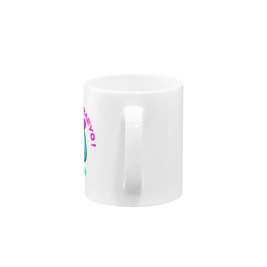 MY★BUDDYのMY BUDDY 公式キャラクター ★BOO★ Mug :handle