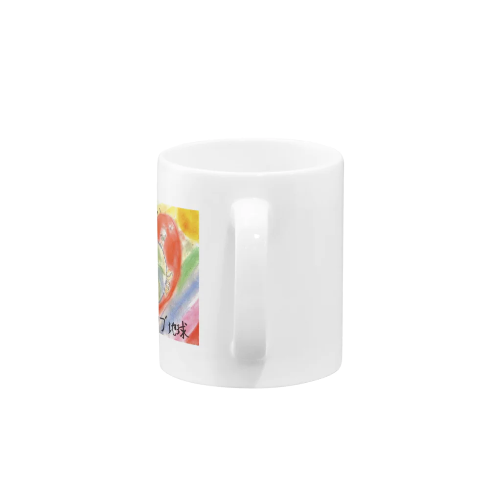 TEAM豊穣の愛ラブ地球 Mug :handle