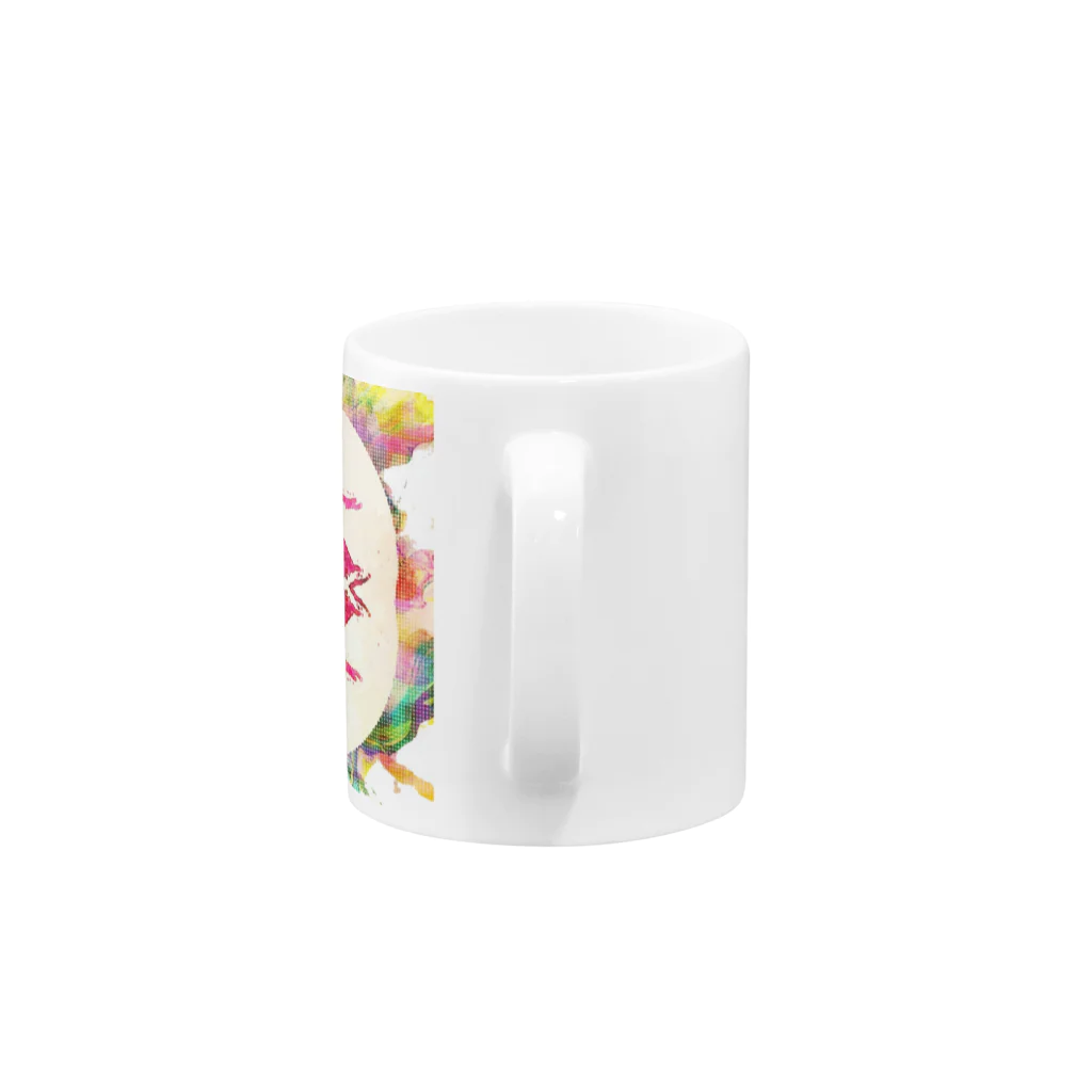 だまちゃんの生きてる世界のコップ Mug :handle