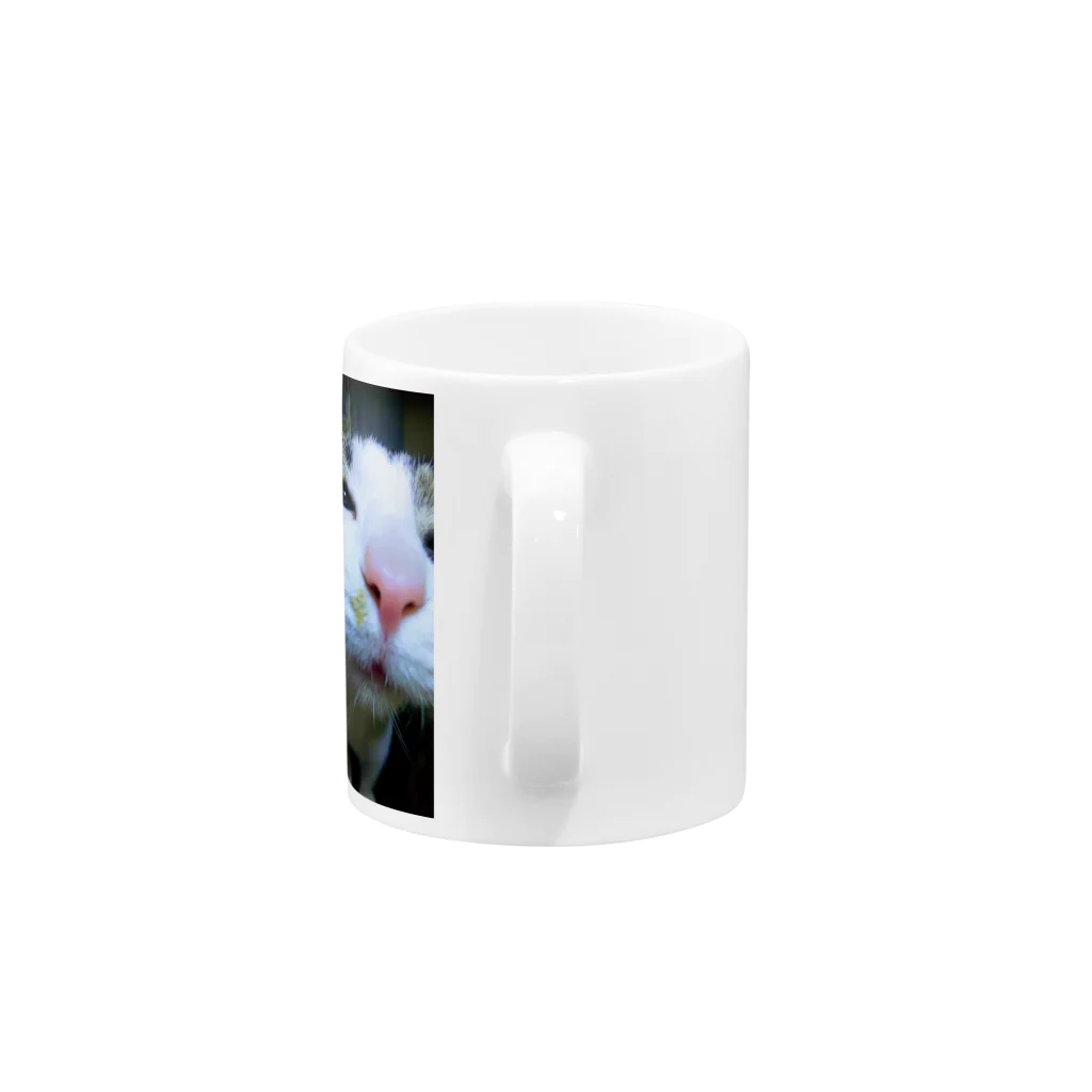 ルキちゃのアイにゃドアップグッズ Mug :handle