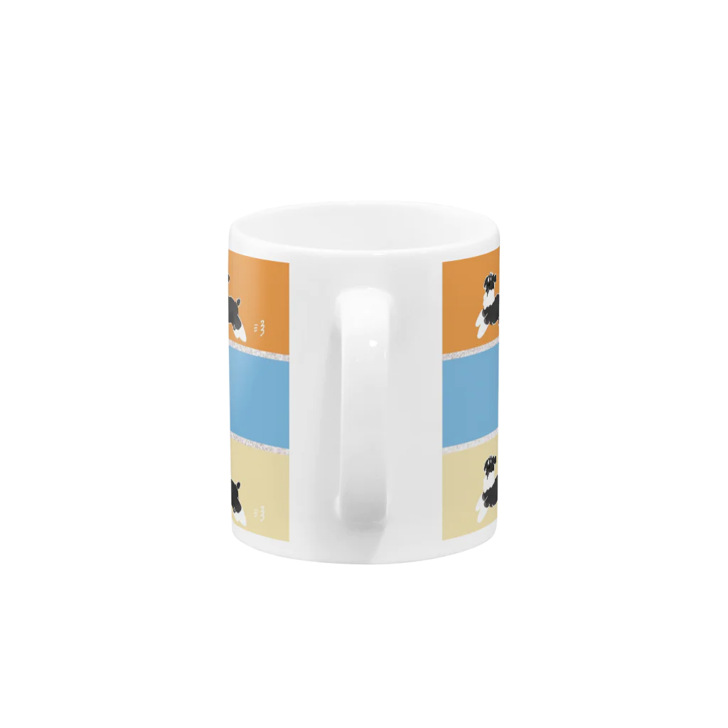 moka landのかけっこ大好きシュナウザー☆ Mug :handle