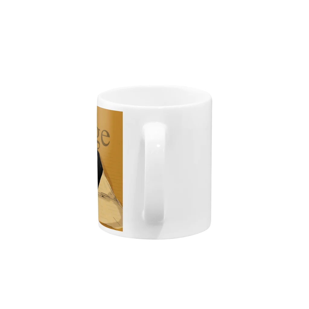 colorsのOrange Mug :handle