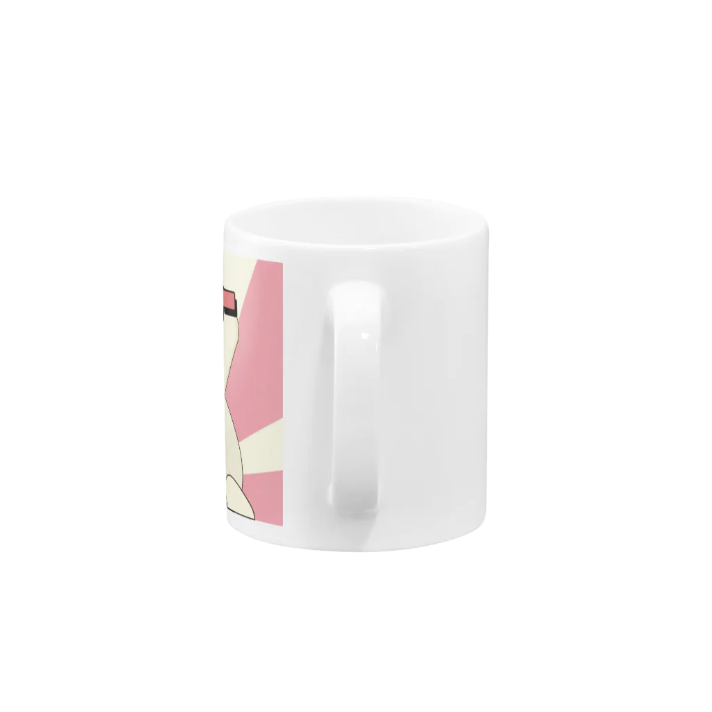 ピジーのハツジョーウサギ Mug :handle