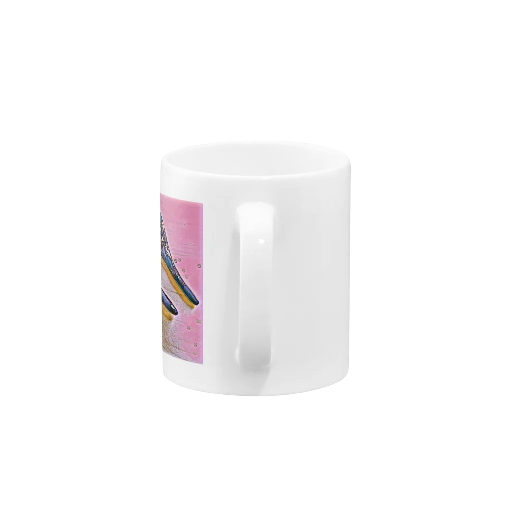 いちの朝食 目玉焼き ウインナー Mug :handle
