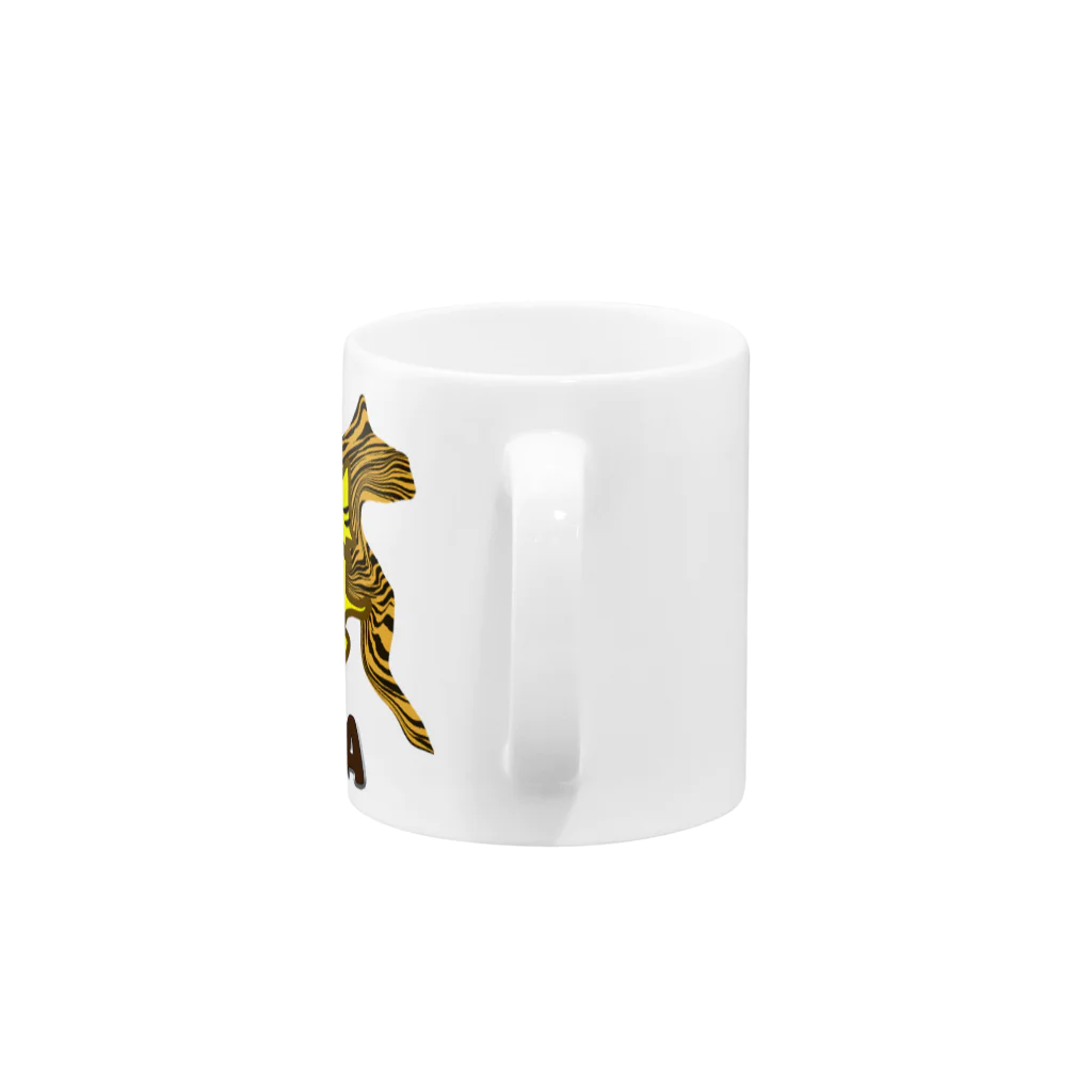 maccha47のこんなカンジ？（漢字）　寅！トラ！TORA！ Mug :handle