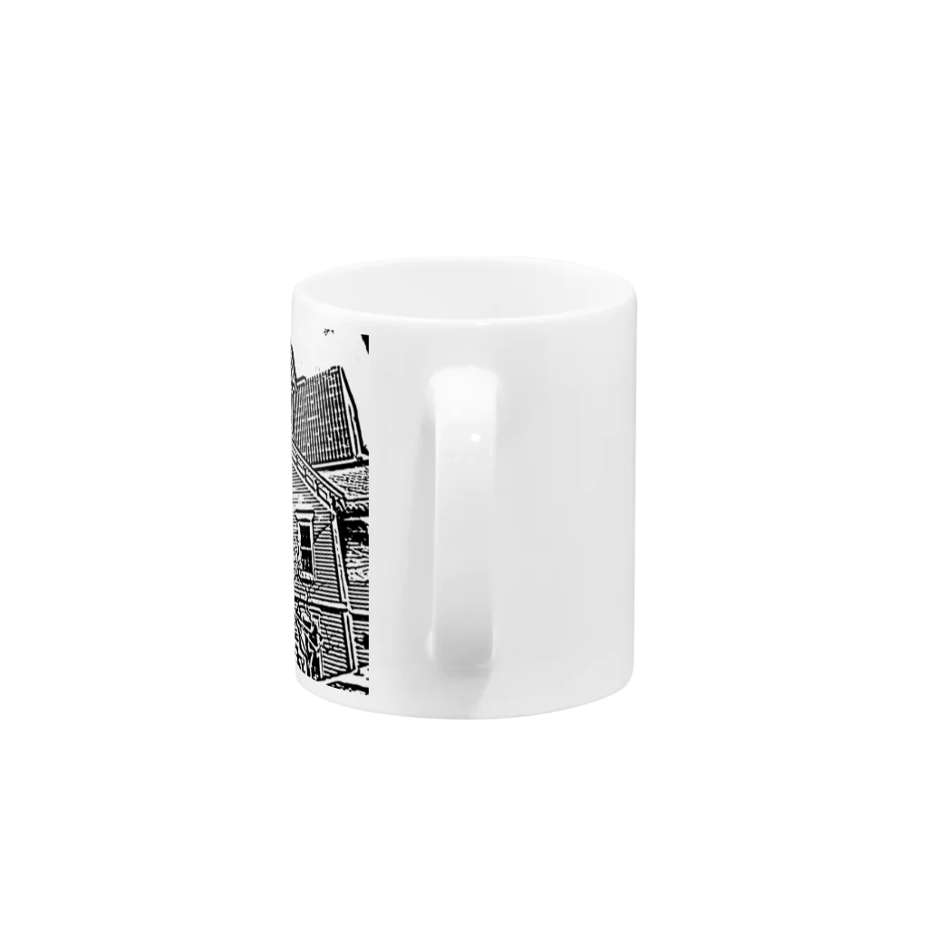 世界STOREの札幌市時計台 Mug :handle