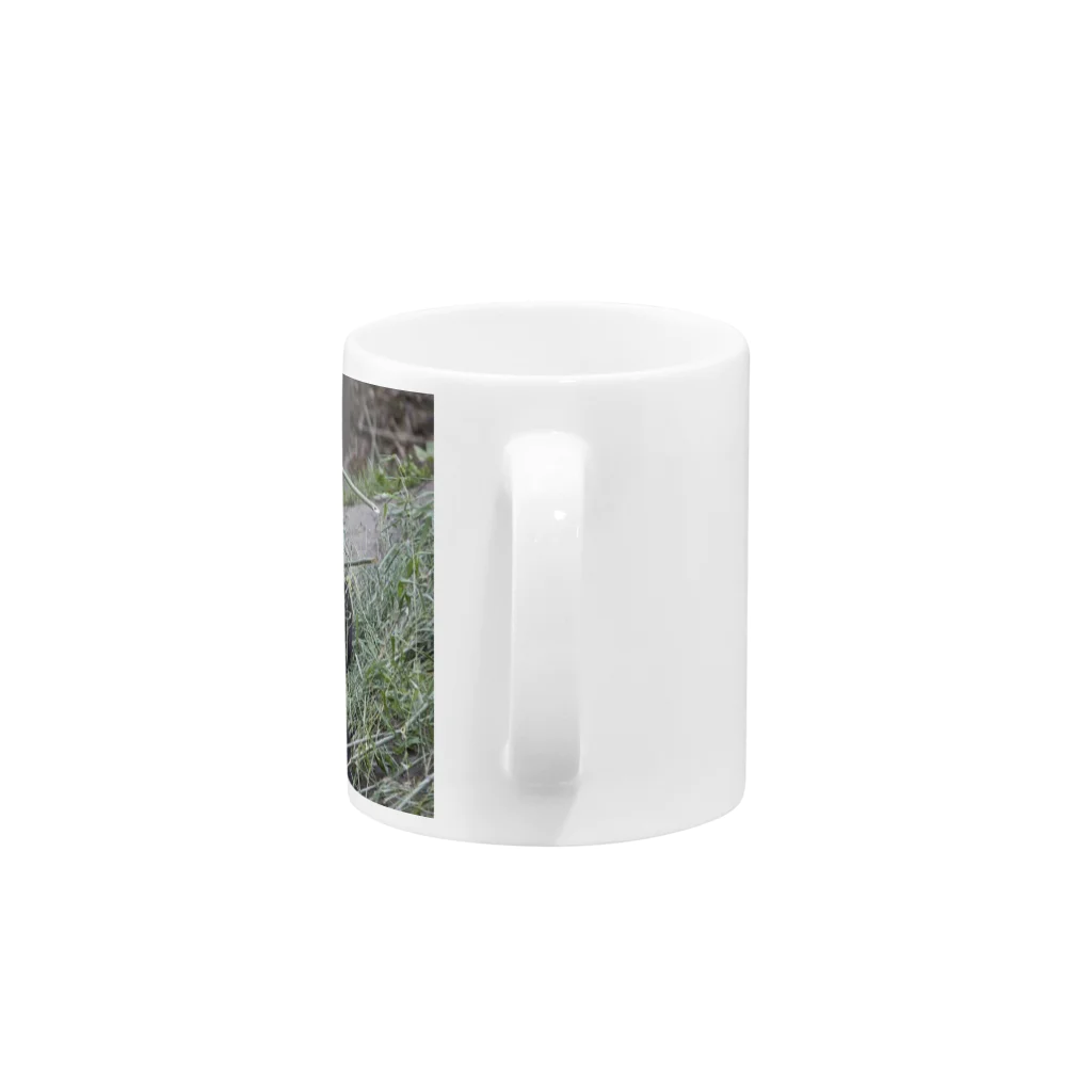 Teatime ティータイムのパンダ家族 Mug :handle