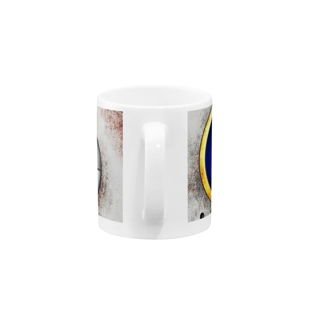 Kizuchiの目線ハチ Mug :handle