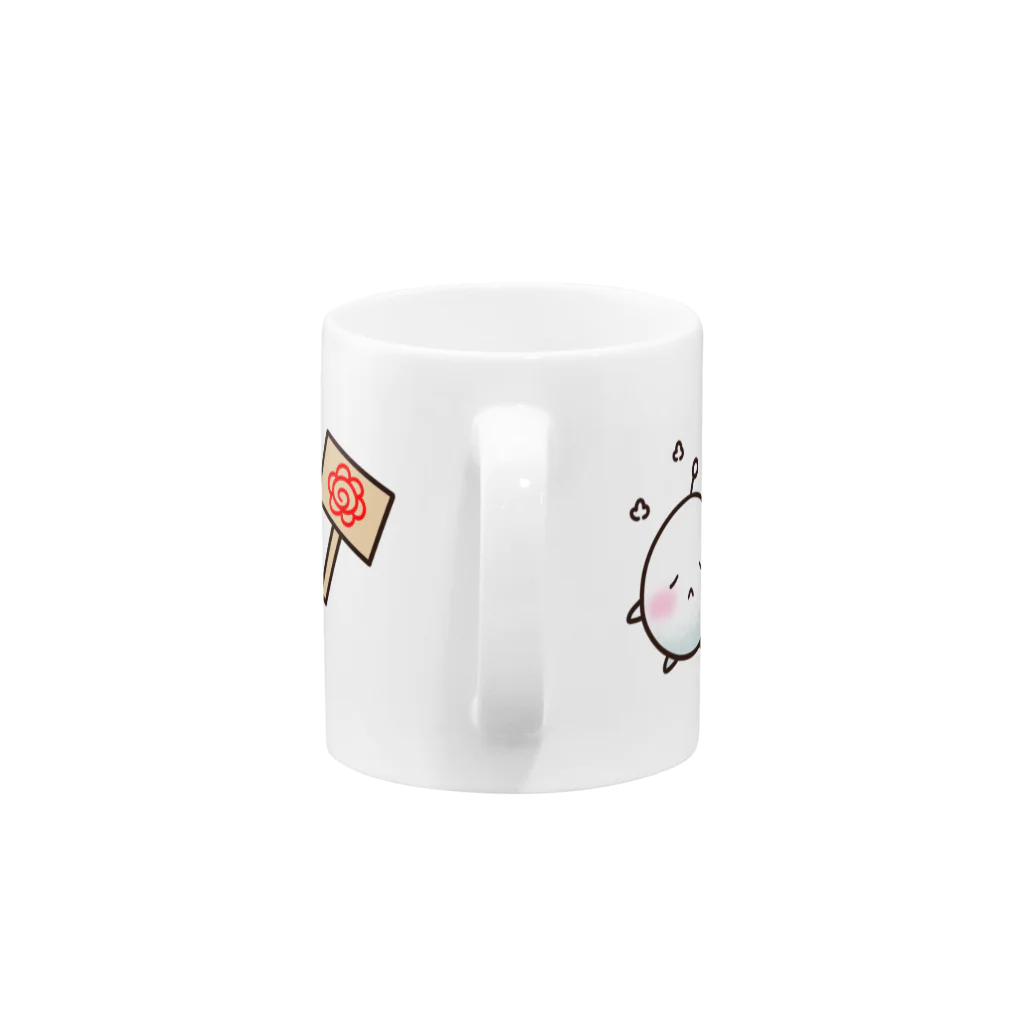 まいたけの毛玉ちゃん　Yes / No Mug :handle