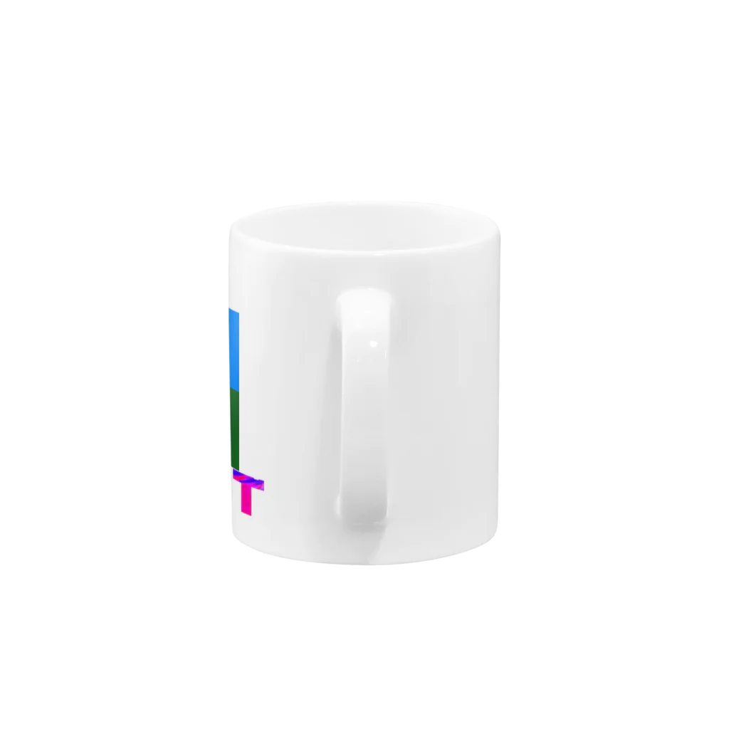 ichiyac designのコーギーアート Mug :handle