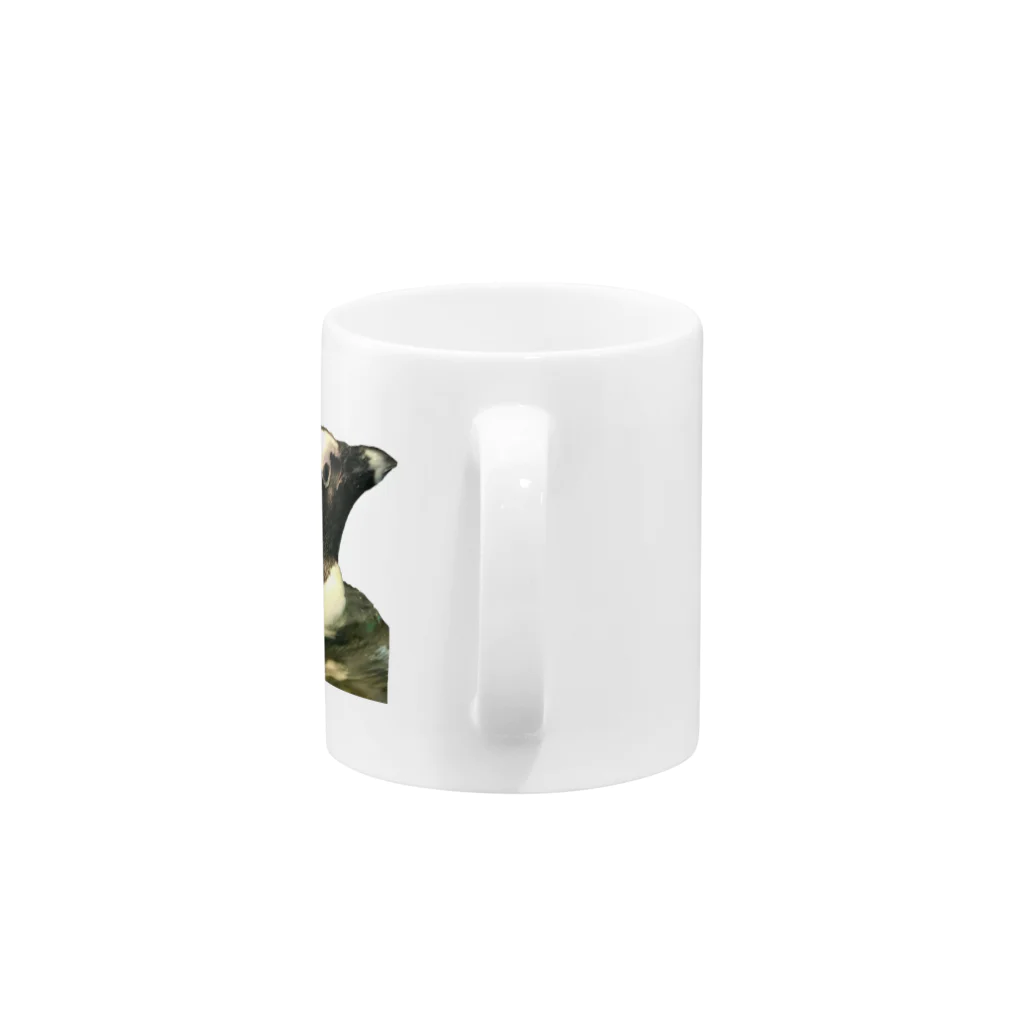 おれんじの右向きペンギン Mug :handle