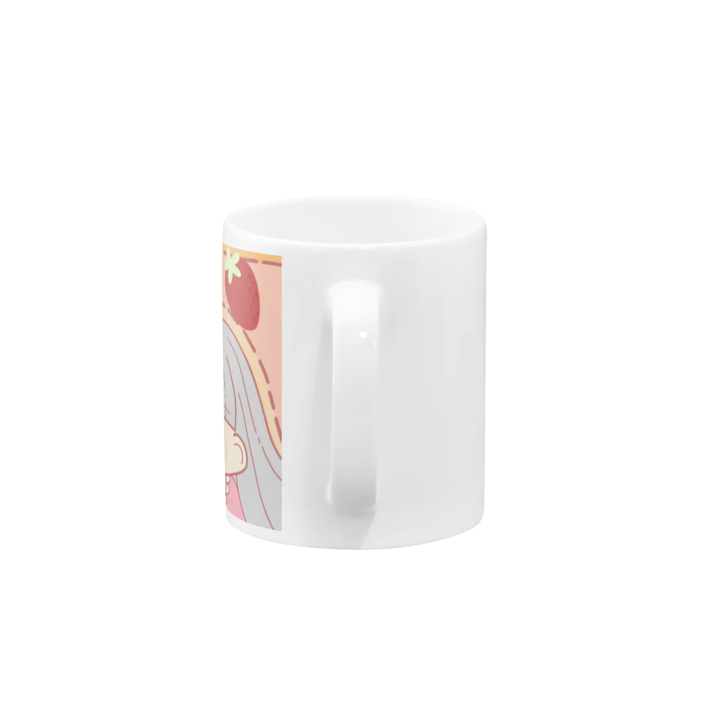 𝙨𝙤𝙮𝙪 ➤のpastel strawberry Mug :handle