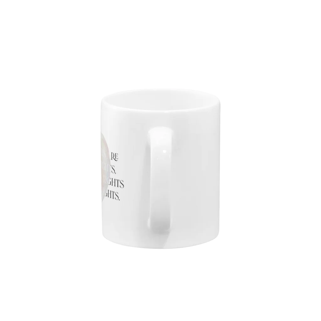 MONETのHUMAN RIGHTS ARE WOMEN RIGHTS , Mug :handle