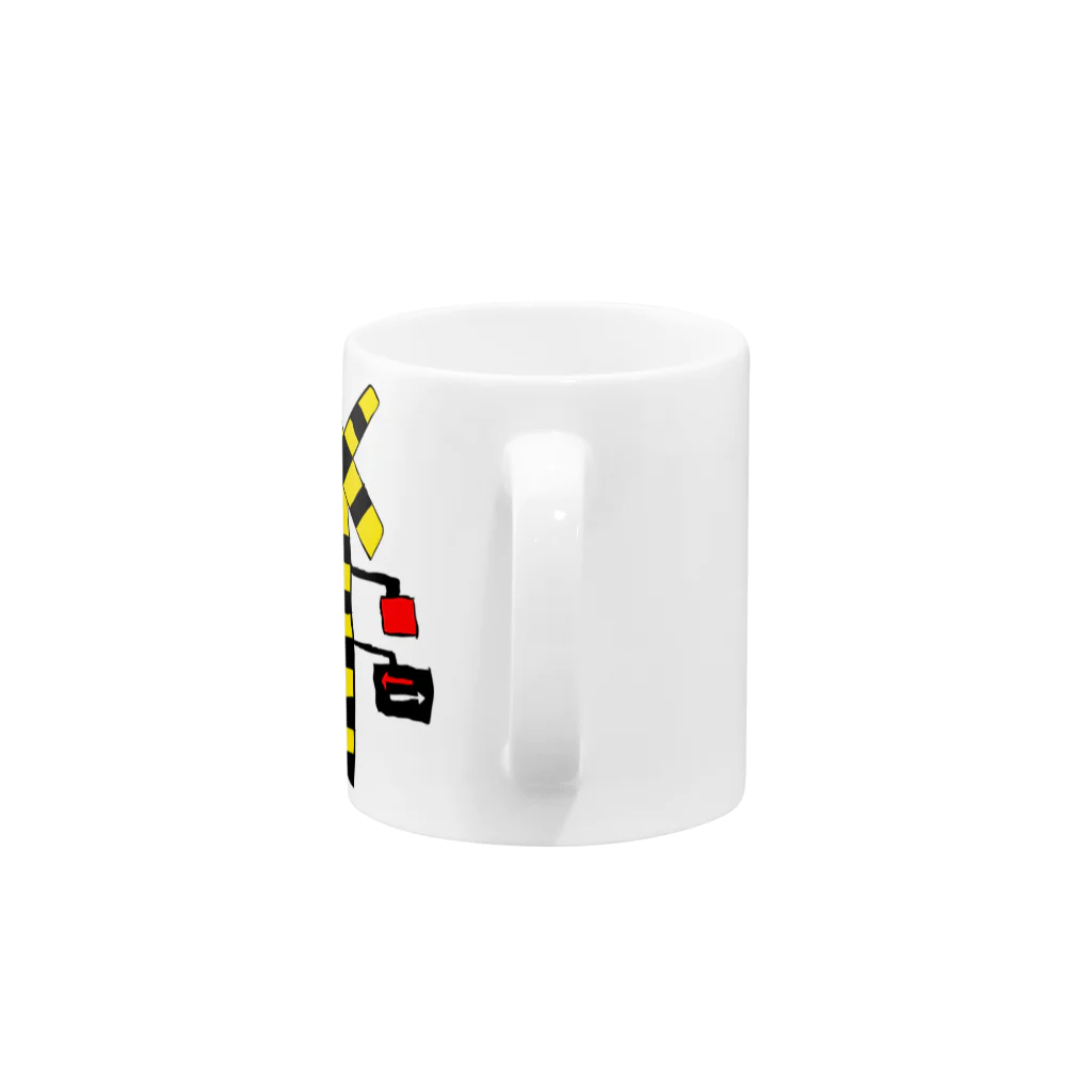 トモカピのふみきり Mug :handle