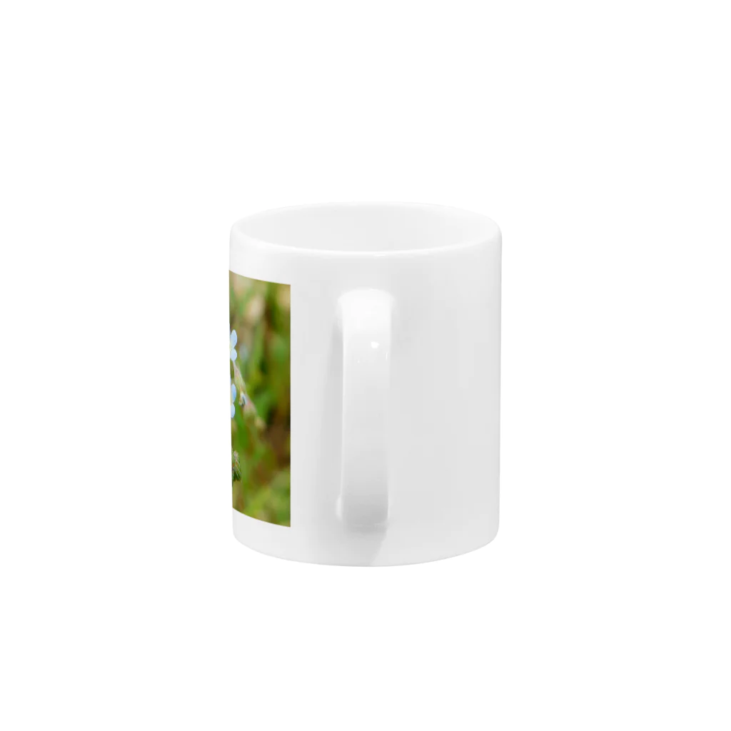 六号商店のLittle Pale blue Mug :handle